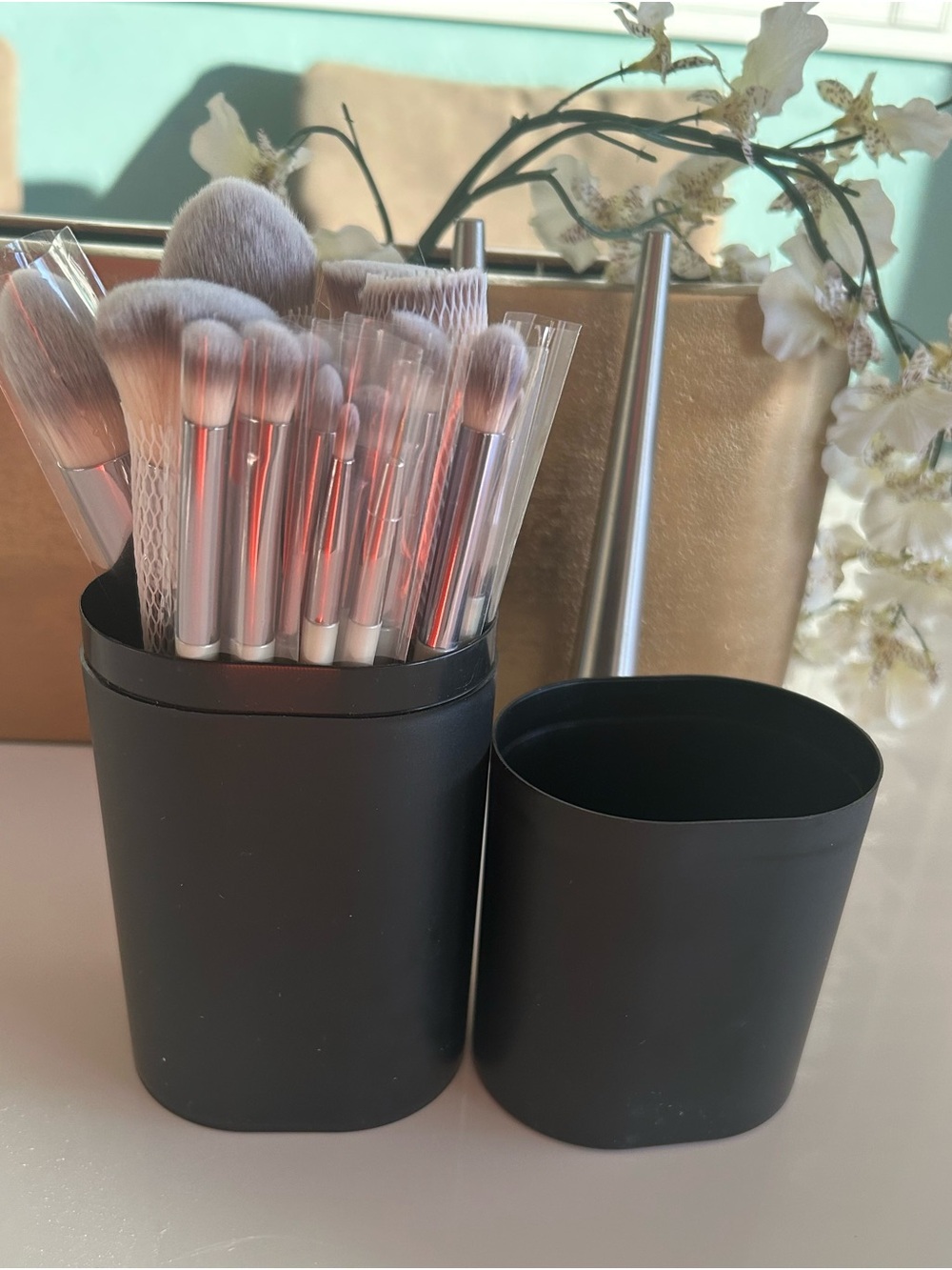 Makeup Brushes & Organizer Holder